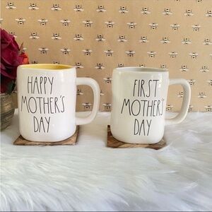Rae Dunn Mother Mom Mommy Mami Mama Farmhouse Kitchen Mug Set